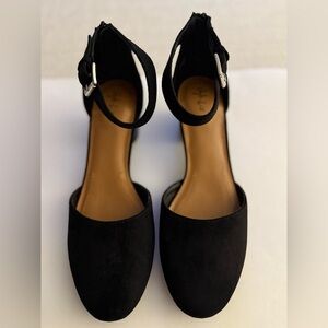 Style & Co. Black Ankle Strap Heels